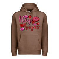 Chestnut hey sugar with lips and candies olivia Premium Hoodie - OliviaCreatesArt
