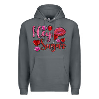 Rock hey sugar with lips and candies olivia Premium Hoodie - OliviaCreatesArt