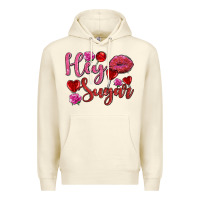 Sandshell hey sugar with lips and candies olivia Premium Hoodie - OliviaCreatesArt