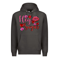 Smoke hey sugar with lips and candies olivia Premium Hoodie - OliviaCreatesArt