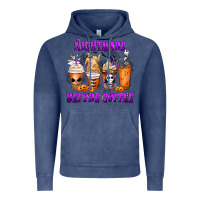 Vintage Denim Nightmare Before Coffee Cups Vintage Hoodie - MaliasSmallBusiness