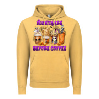 Vintage Mustard Nightmare Before Coffee Cups Vintage Hoodie - MaliasSmallBusiness