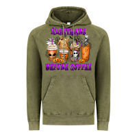 Vintage Olive Nightmare Before Coffee Cups Vintage Hoodie - MaliasSmallBusiness