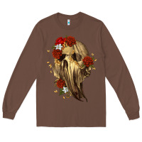 Chestnut Ghost Skeleton Long Sleeve Tee - RanaPortraitStore