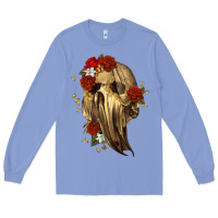 Colony Blue Ghost Skeleton Long Sleeve Tee - RanaPortraitStore