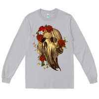 Moon Dust Ghost Skeleton Long Sleeve Tee - RanaPortraitStore