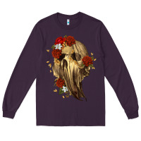 Plum Ghost Skeleton Long Sleeve Tee - RanaPortraitStore