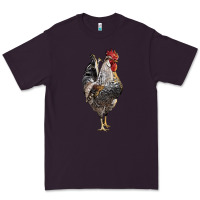 Plum cream legbar rooster Premium Tee - LillyAllenDesigns