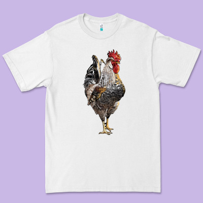 Cream Legbar Rooster Premium Tee Designed By Lillyallendesigns