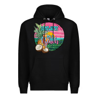 Black somewhere on a beach Premium Hoodie - JahusDesignShop
