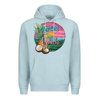 Blue Mist somewhere on a beach Premium Hoodie - JahusDesignShop