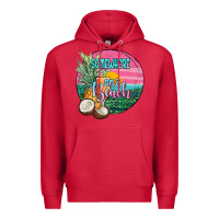 Cardinal somewhere on a beach Premium Hoodie - JahusDesignShop