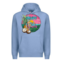 Colony Blue somewhere on a beach Premium Hoodie - JahusDesignShop