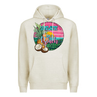 Oatmeal Heather somewhere on a beach Premium Hoodie - JahusDesignShop