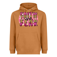 Meerkat Faith over fear  Breast Cancer Awareness Heavyweight Hoodie - FaDigitalArtStudio