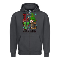 Smoke love nurse life christmas Zipper Hoodie - CowGirlArtShop