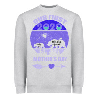 Heather Grey Our First Baby Mama Mother s Day Heavyweight Sweatshirt - Bettercallsaul
