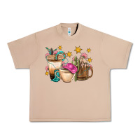 Burro Western Cowgirl Coffee Cup Bbs Urban Heavy Tee - BundleAndBundleShop