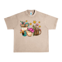 French Oak Western Cowgirl Coffee Cup Bbs Urban Heavy Tee - BundleAndBundleShop