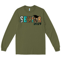 Army Green western senior 2024 Long Sleeve Tee - RanaPortraitStore