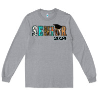 Heather Grey western senior 2024 Long Sleeve Tee - RanaPortraitStore