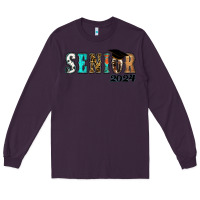 Plum western senior 2024 Long Sleeve Tee - RanaPortraitStore