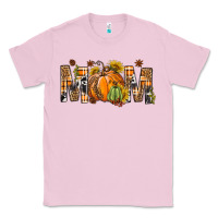 Bubblegum Pink Western Mom With Pumpkins Classic Tee - BundleAndBundleShop