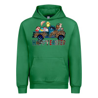 Emerald Happy Easter truck Urban Hoodie - CowhideDigitalArt