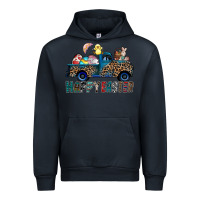 Navy Happy Easter truck Urban Hoodie - CowhideDigitalArt