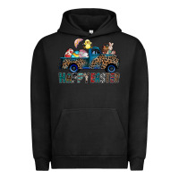 Pigment Black Happy Easter truck Urban Hoodie - CowhideDigitalArt