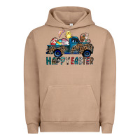 Pigment Burro Happy Easter truck Urban Hoodie - CowhideDigitalArt