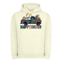 Pigment Pistachio Happy Easter truck Urban Hoodie - CowhideDigitalArt