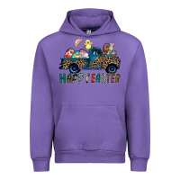 Tulip Happy Easter truck Urban Hoodie - CowhideDigitalArt