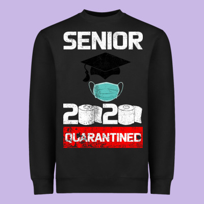 Senior 2020 Quarantined Heavyweight Sweatshirt Designed By Bettercallsaul