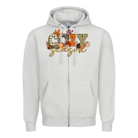 Dove Grey cozy season Zipper Hoodie - CowGirlArtShop
