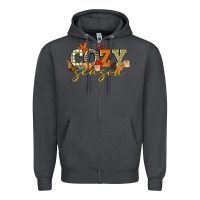 Smoke cozy season Zipper Hoodie - CowGirlArtShop