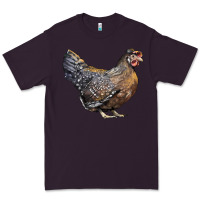 Plum Cream Legbar Chicken Premium Tee - LillyAllenDesigns