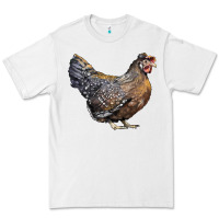 White Cream Legbar Chicken Premium Tee - LillyAllenDesigns
