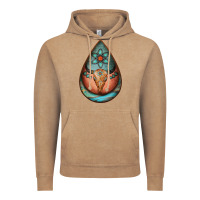 Vintage Coffee teardrop tooled leather bullskull earrings Vintage Hoodie - Jasminsmagicworld