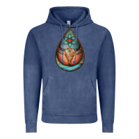 Vintage Denim teardrop tooled leather bullskull earrings Vintage Hoodie - Jasminsmagicworld