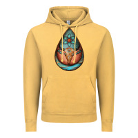 Vintage Mustard teardrop tooled leather bullskull earrings Vintage Hoodie - Jasminsmagicworld