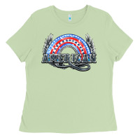 Matcha American rainbow Ladies Tee - NancyCooperArtShop