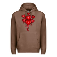 Chestnut heart balloons olivia Premium Hoodie - OliviaCreatesArt