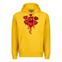 Lemon heart balloons olivia Premium Hoodie - OliviaCreatesArt