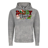 Cloud Rock Daddy Claus Santa Christmas lights and holly Vintage Hoodie - NancyCooperArtShop