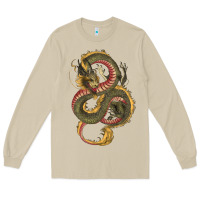 Mushroom green and yellow dragon Long Sleeve Tee - RanaPortraitStore