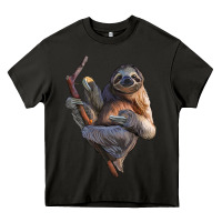 Asphalt Sloth Heavy Core Tee - LillyAllenDesigns