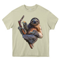 Mossy Sloth Heavy Core Tee - LillyAllenDesigns