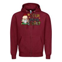 Burgundy you serious gnomie Zipper Hoodie - CowGirlArtShop