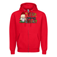 Red you serious gnomie Zipper Hoodie - CowGirlArtShop